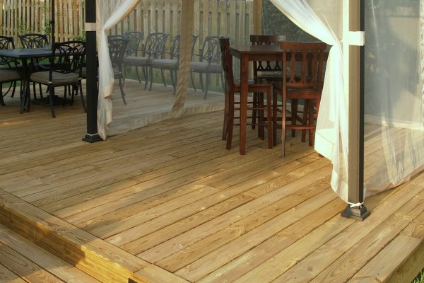 Backyard Cabana and Deck